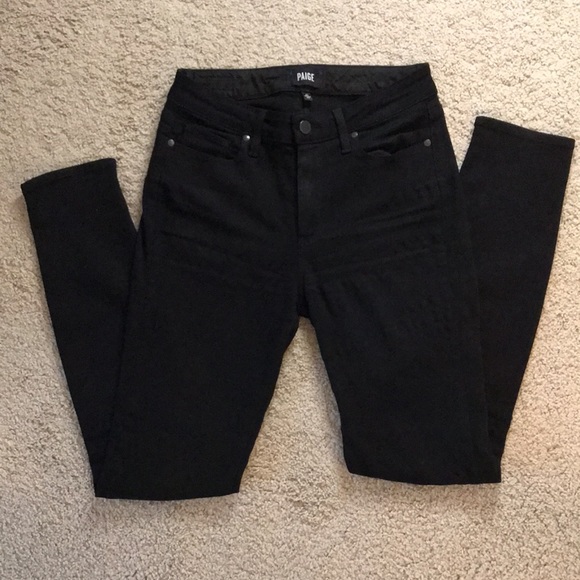 Paige Hoxton Ultra Skinny Jeans in Black Shadow - Picture 7 of 12